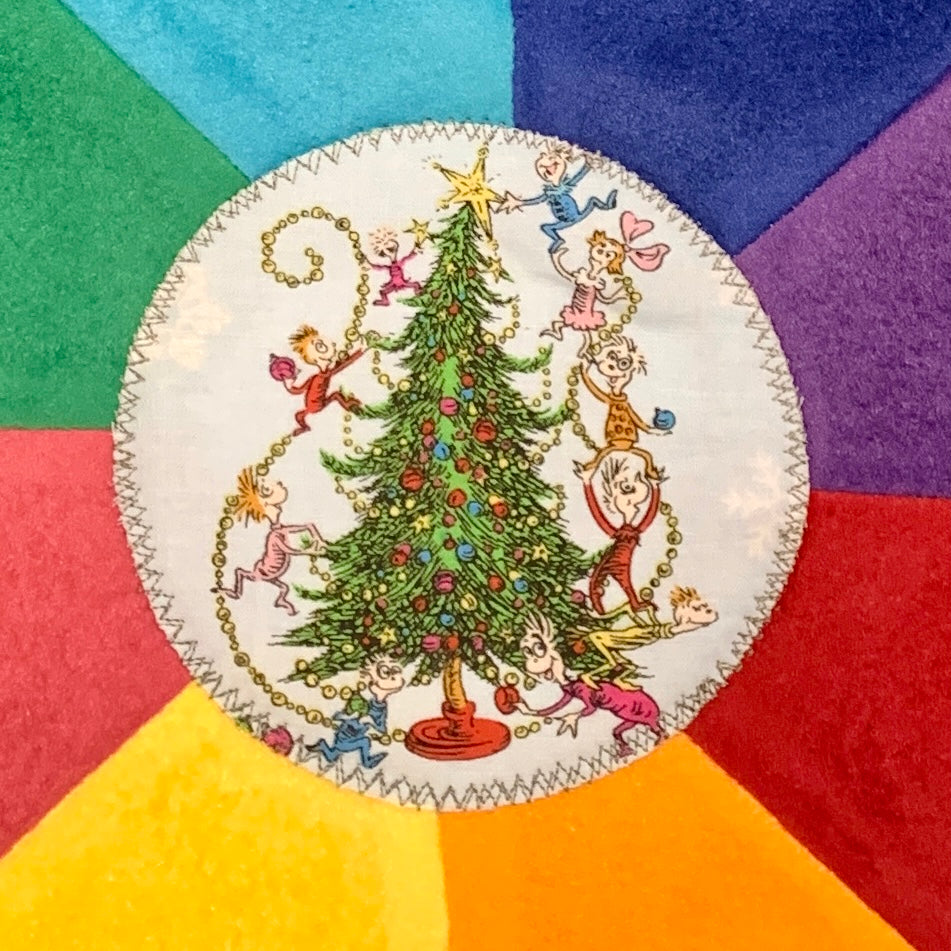30" Chakra Wheel : Christmas Themed